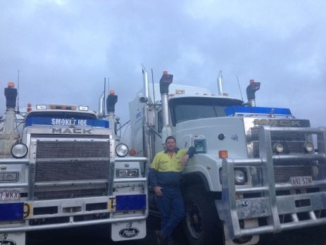 Two Mack Trucks using cost effective maintenance products